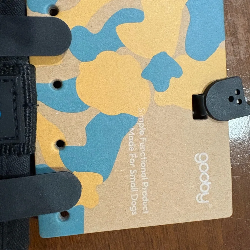 Gooby Dog Harness Comfort X One Black Large